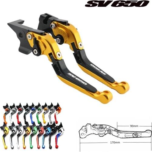 For SUZUKI SV650 SV 650 2016 2017 2018 Motorcycle Accessories Folding Extendable Brake Clutch Levers