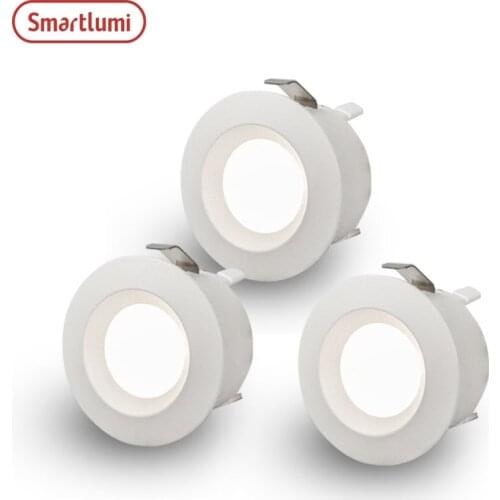 Smartlumi 3pcs/Lot Led Spot Light 220V Dimmable for Window High-quanlity Waterproof Spotlight 2700K for Kitchen Led Lamp