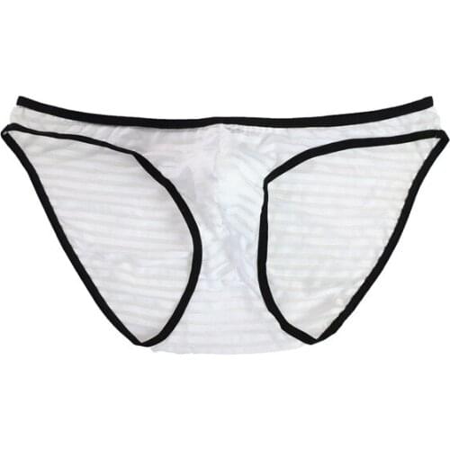 Sexy Men Underwear Briefs Ropa Interior Gay Slip Hombre Sexy Men Briefs Cuecas Gay Men Jockstrap Transparent Breathable Briefs