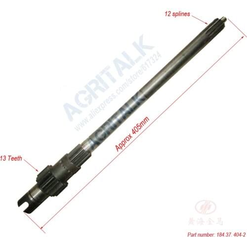 The shaft for Jinma JM184-JM284 series tractor, part number: 184.37.404-2