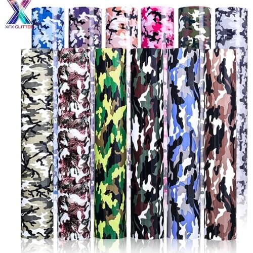 XFX HTV Vinyl 10X12in Leopard Cheetah HTV Animal Pattern Stretchable Heat Transfer Vinyl Bundle Iron on Vinyl for T-Shirt Cricut