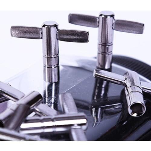 1PC Drum Tuning Key Adjustment Wrench Silver Metal Accessories Tuning Drum Tool Percussion Key P3D2