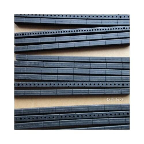 10pic ABS plastic toy bar linkage gearbox bracket axle frame diy model material black color