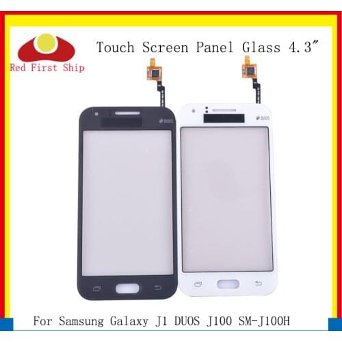 10Pcs/lot For Samsung Galaxy For Samsung Galaxy J1 DUOS J100 SM-J100H Touch Screen Digitizer Panel Sensor Front j100h LCD Glass