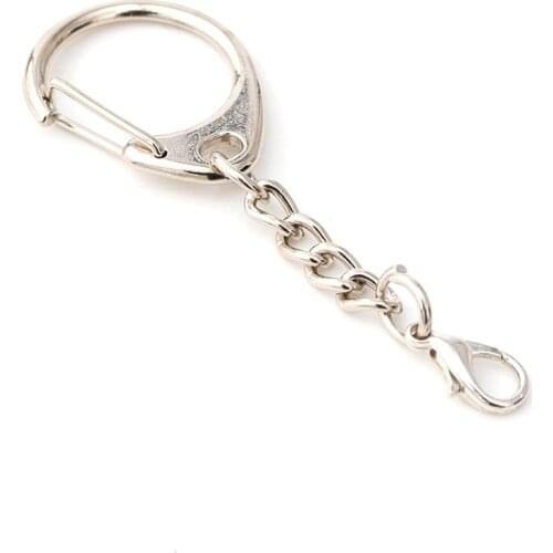 20pcs Hook Carabiner Bottle Hook Keychain Buckle Hanging sheep eye Spring Snap Hook Keychain