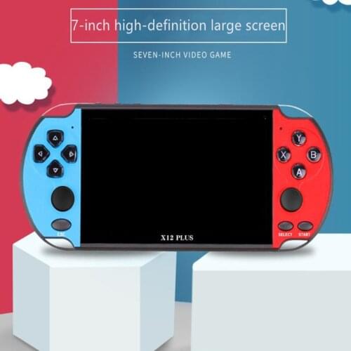 Coolbaby New 7 inch X12 Plus Retro Handheld Game Console Built in 1000 Games Double Joystick Mp4 Playe For GBA FC GB FC GBA Game