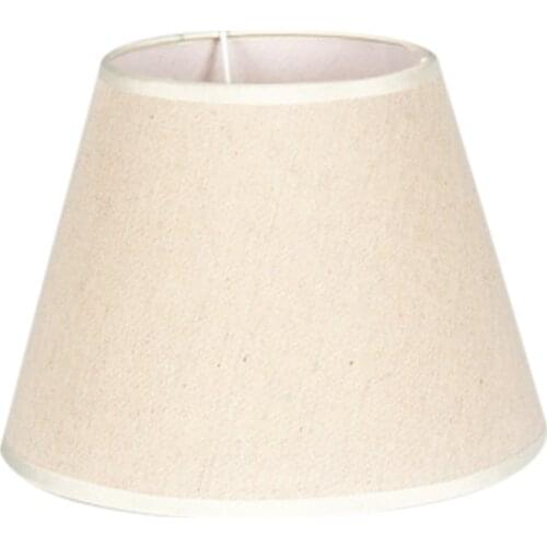 Burlap Small Lamp Shade Fabric-Covered Hardback Empire Chandelier Lamp Shade