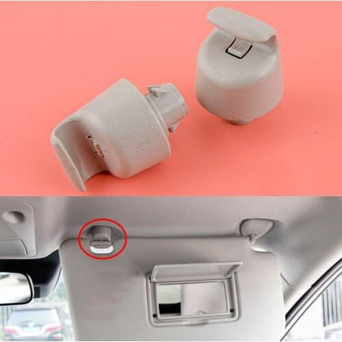 1 Pair 96409-4GA0A Sun Visor Retainer Clip Hook Fit for Infiniti QX56 QX60 JX35 Renault Koleos HC Nissan Armada Rogue X-Trail