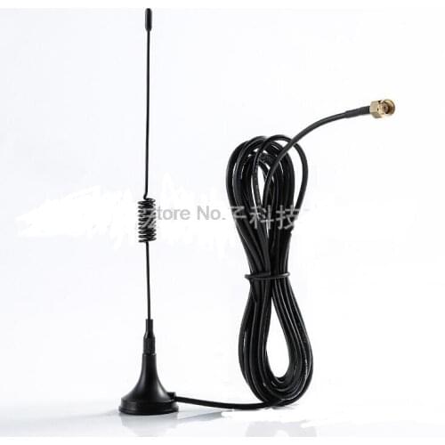 By dhl or ems 500pcs 3DBi Gains ADS-B 900-1800MHZ MCX Male Connector Aerial Magnetic Base RG174