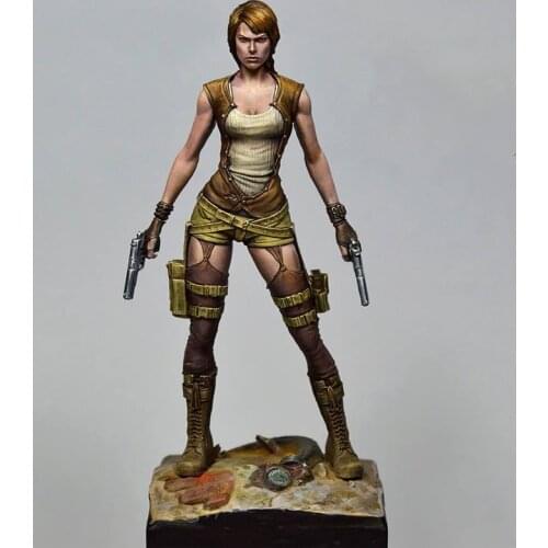 Resin Figure 1/24 ancient woman stand Model Unassambled Unpainted Figure Building Kit