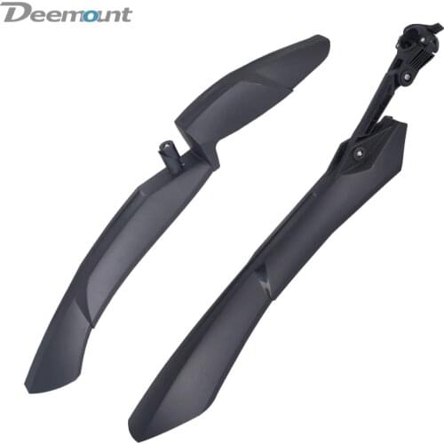 Deemount MDG-007 Bike Mud Fenders 24-29inch Bicycle Mudguard Mud Wings Front/Rear Wheel Use 1 Pair Convenient Install Release