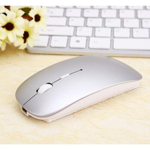 1600dpi dual-mode Bluetooth wireless mouse silent rechargeable Bluetooth mouse for Apple Lenovo laptop