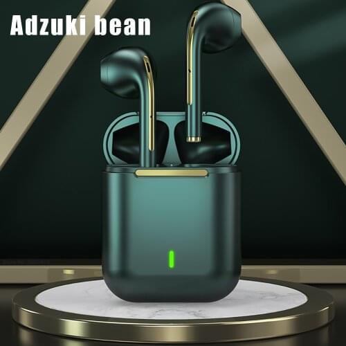 Tws 5.0 Bluetooth Headphones Stereo Real Wireless Earbuds In Handsfree Headsets J18 Waterproof Earphone For Iphone Xiaomi Huawei