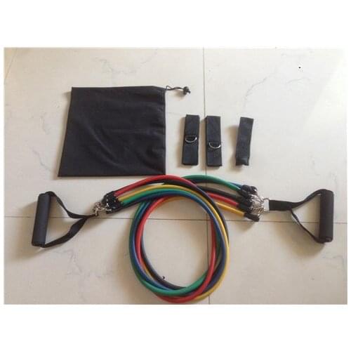 Wholesale five-piece set Combination chest expander wall pulley Resistance Bands chest developer