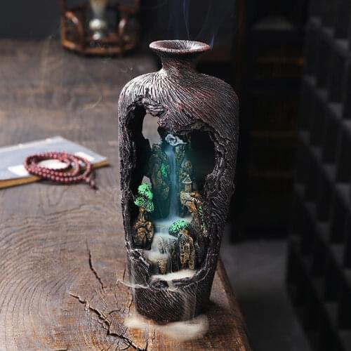 The scenery in the bottle resin reflux censer furnishing articles home decor accessories for the sitting room decorations