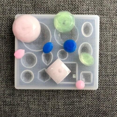 DIY Handmade Diamond Gem Shape Fondant Silicone Mold Epoxy Resin Jewelry Mould Making Craft Mould Pastry Tools
