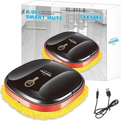 Smart Mopping Robot,Automatic Floor Mopping Robot Wet and Dry, Sweeping Robot Smart Vacuum Cleaner Cleaning Tool