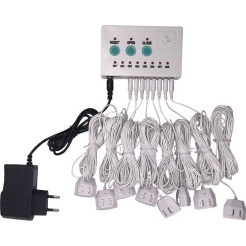 WLD-808 Water Leakage Detector Flood Alert Overflow Protection Water Sensor Alarm System with 8pc 6meters Water Cable