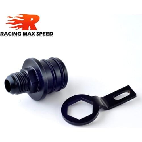 Engine Billet Aluminum Block Plug Adapter Breather Fitting For Acura Integra Honda CR-V Civic Oil Catch Can B16 B18 B20