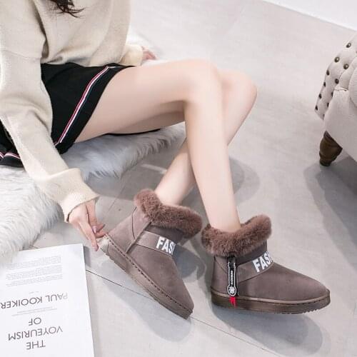 Womens boots warm soft velvet waterproof snow boots winter womens shoes casual light ankle ankle Botas Mujer warm winter boots