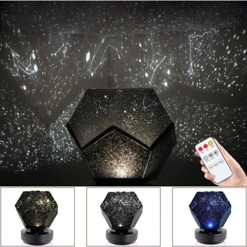 Star Projector Lamp Starry Sky Night Light LED Table Lamp Galaxy Projector Room Decoration Lighting Romantic DIY Gift For Kids