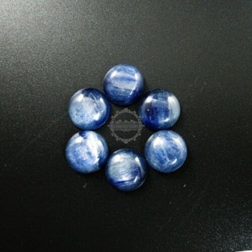 14mm blue kyanite round cabochon special jewelry findings supplies for ring,earrings 4110121