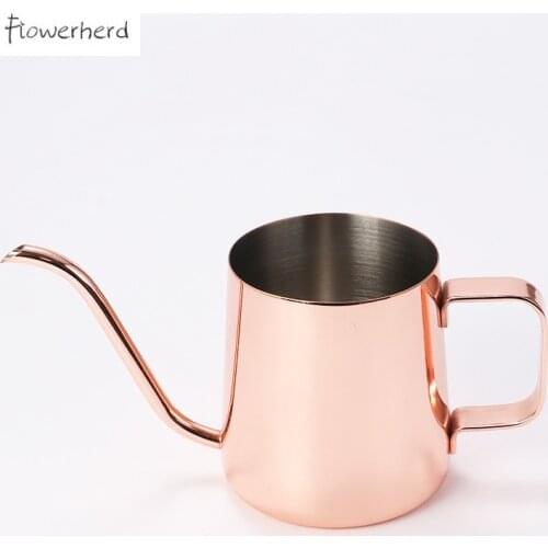 350ML Coffee Maker Coffee Pot Stainless Steel Hanging Ear Coffee Hand Pot Hot and Cool Kettle Tea Maker Milk Jug
