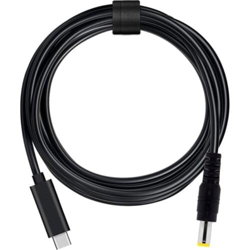 65W USB-C Type C Male to DC 7.9*5.5mm Male PD Fast Charger Cable 1.5M Laptop PC Jack Connector 3A Power Emulator Trigger Cord