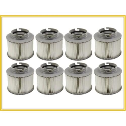 8pcs/lot INFLATABLE HOT TUB MSPA FILTER PACK REPLACEMENT