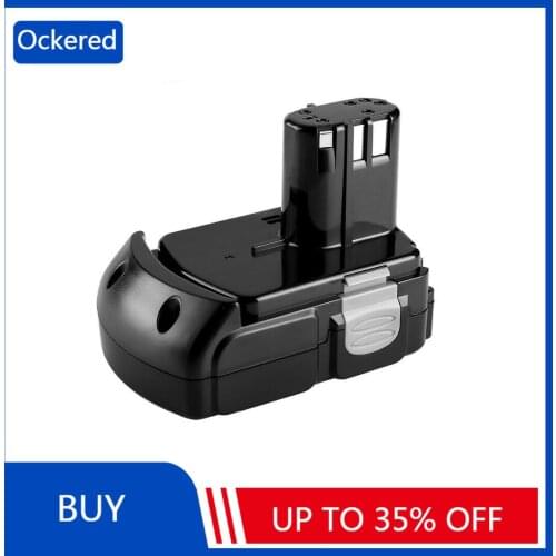 Ockered 18V 6000mAh Battery Rechargeable Batteries for Hitachi EBM1830 BCL1820 BCL1825 BCL1830 JL CJ18DL DS18DVF3 DS18DFL CR18DL