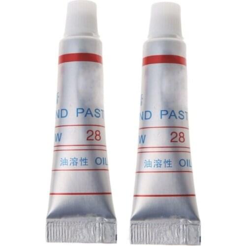 2pcs Diamond Abrasive Paste Compound Micron Glass Metal Polishing Grinding Tool