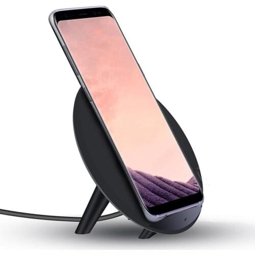 Fast 10W QI Wireless Charger Pad Stand for iPhone 8 Plus X Samsung Galaxy S8 Plus Huawei Xiaomi Wireless Charger Stand