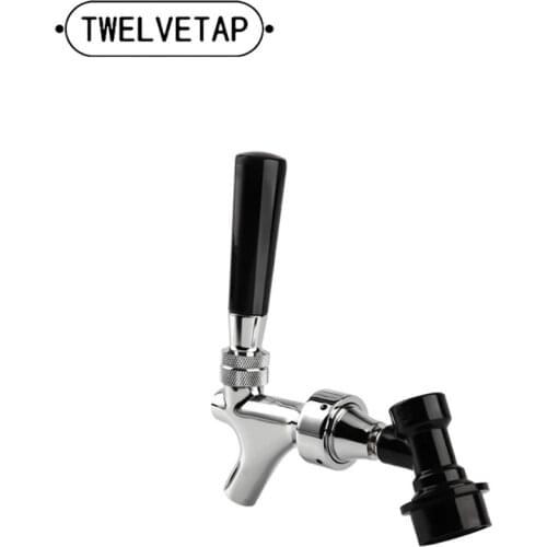 TWELVETAP Homebrew 304 Stainless Steel Beer Tap Draft Beer Faucet Keg Tap Kegerator Spout Beer Valve Set 2 Style 827G