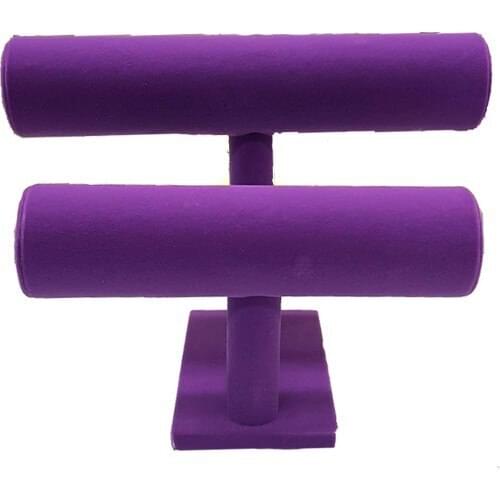 Dual Suede Purple 26Cm-18Cm Clock Bracelet Decor