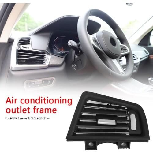 Console Grill Dash AC Air Vent Fit Chromed Center Left Right Console Grill Dash AC Air Vent for BMW F10 11-17 RHD