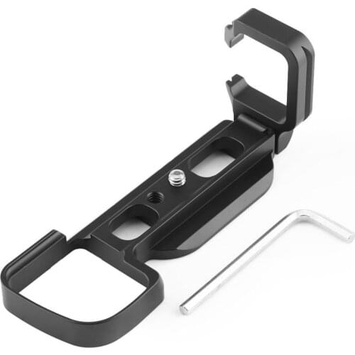 JINTU Metal Quick Release Holder Plate Vertical L Bracket Hand Grip for Sony A6500 Arca Swiss Camera