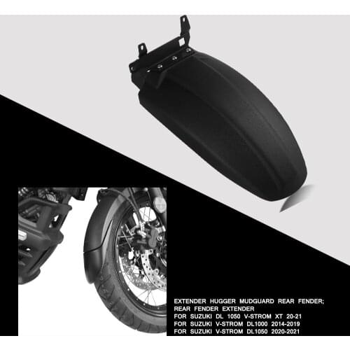 Motorcycle Extender Hugger Mudguard Rear Fender FOR Suzuki DL 1050 V-Strom XT 20-21 DL1050 2020 2021 Rear Fender Extender Parts
