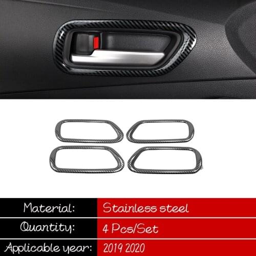 Stainless steel For Toyota corolla E210 2019 2020 accessories Car inner door Bowl protector frame cover trim Car styling 4pcs