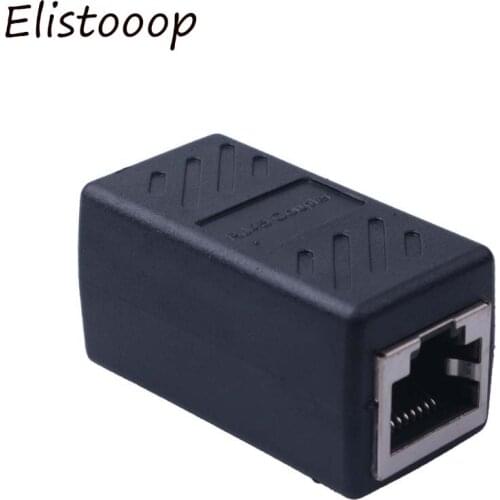 New Female to Female Network LAN Connector Adapter Coupler Extender RJ45 Ethernet Cable Join Extension Converter Coupler
