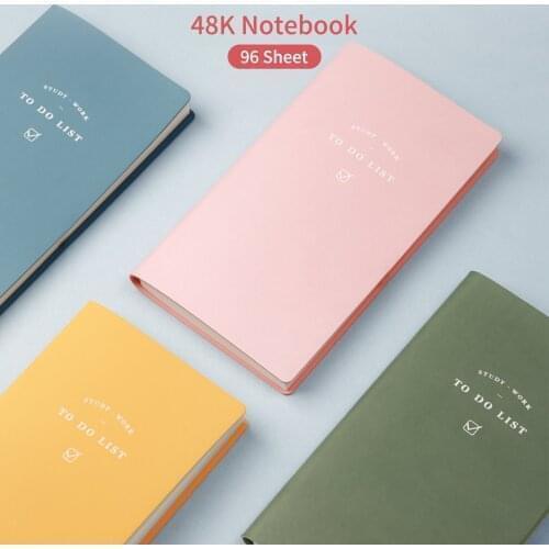 Portable Mini Travel Journal Diary PU Writing Notebook 7 x 3.9in Paper Cover Waterproof Business Notepad 96 Sheet Gift