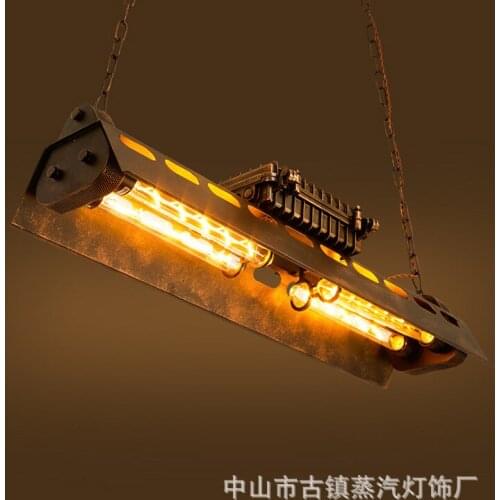 Retro loft nostalgic antique industrial Iron pendant light restaurant living room bedroom coffee shop hanging lighting