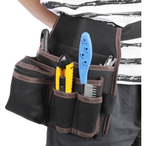 3 Layers Multi-function Electrician Tools Storage Bag Waist Pouch Toolkit Hardware Electrical Tool Bags Dropshipping