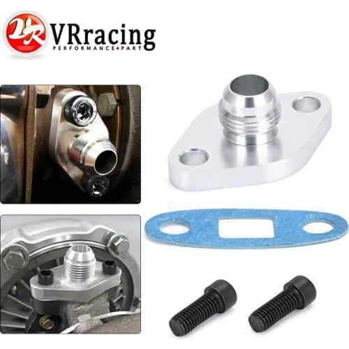 VR - Turbo Oil Return/Drain Flange Adapter AN10 for TOYOTA LEXUS 1JZ 2JZ GTE VR-OFG35