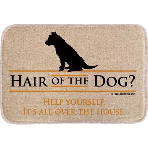Funny Doormats With Hair Of The Dog Soft Lightness Home Decorative Indoor Outdoor Door Mats Short Plush Fabric Bathroom Mats