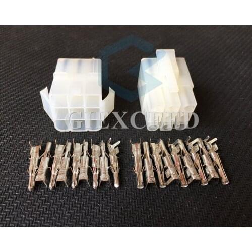 2 Sets 9 Pin 6.2MM Big Tamiya Connector Kits Large Tamiya L6.2 Socket Plug