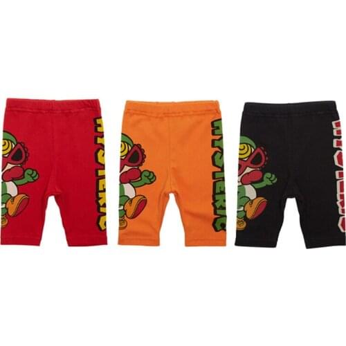 2021 Summer Shorts Girl Kids Shorts Boys Shorty Enfant Fille Kid Girls Bloomers Panties Pattern Pacifier Dinosaur Trousers