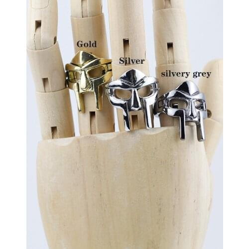 2021 New Design Jason Mask Ring Retro European And American Personality Ring