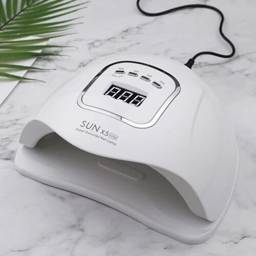 2021 SUN X5MAX UV LED Lamp for Manicure 114/90/72W Nail Lamps Dryer for Curing All UV Nail Gel Polish With Sensor LCD Display