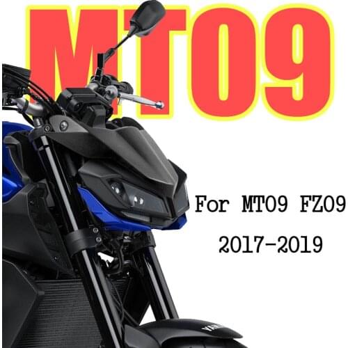 MT09 Windscreen Windshield Motorcycle Accessories Protector Front Fender Extension Cover For Yamaha MT-09 FZ 09 2017 2018 2019