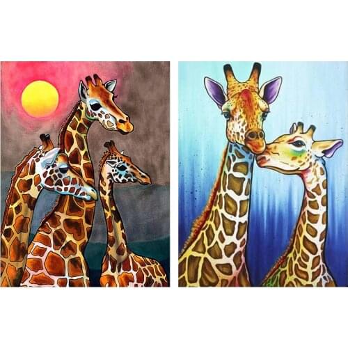 5D DIY Diamond Painting Cartoon Animal Cross Stitch Kit Full Drill Embroidery Rhinestones Art Picture Craft Room Home Decor